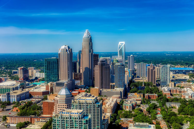 Charlotte North Carolina Cityscape