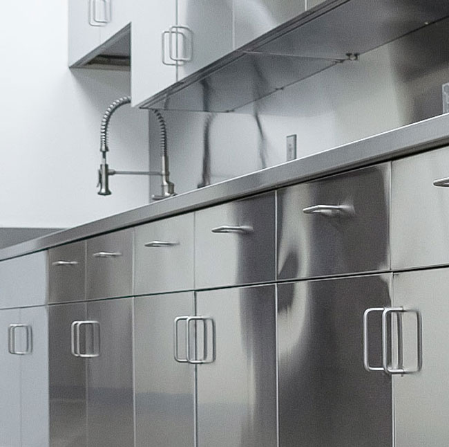 Indoor Powder Coated Stainless Steel Cabinets