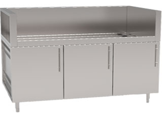 Door/Door/Door Grill Cabinet