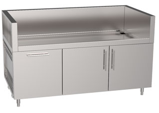 Pullout Drawer/Double Door Grill Cabinet