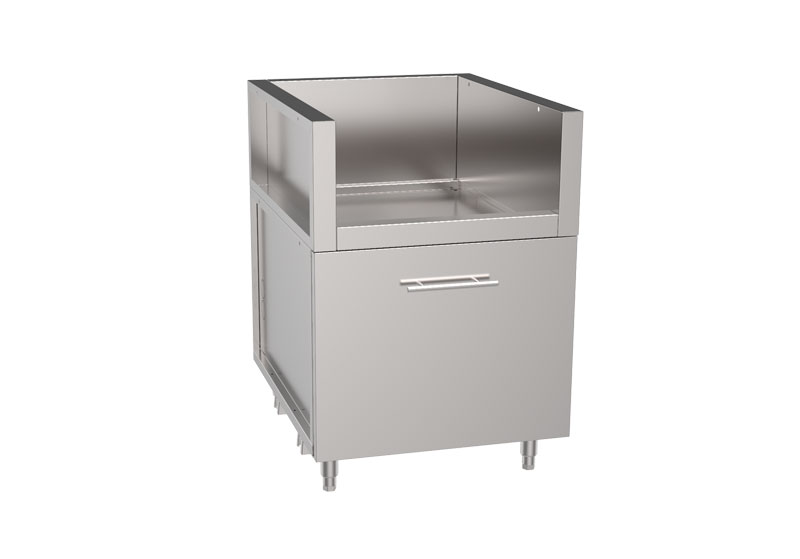 Side Burner with Pullout Drawer Cabinet